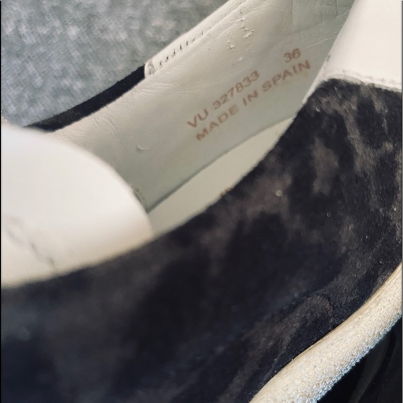 SAINT LAURENT 💣Suede Leopard LowTop Sneakers US6 - Picture 2 of 5